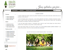Tablet Screenshot of eglesstilius.lt